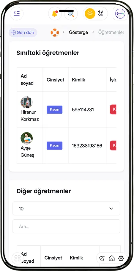 Sınıf Modülü - Çoklu Öğretmen Atama, Esnek Sınıf Yapılandırma ve Veli Bilgilendirme Sistemi