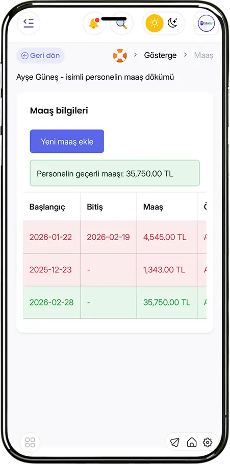 Maaş Durumu Modülü - Personel Maaş Takibi, Self-Servis Panel ve Muhasebe Entegrasyonu